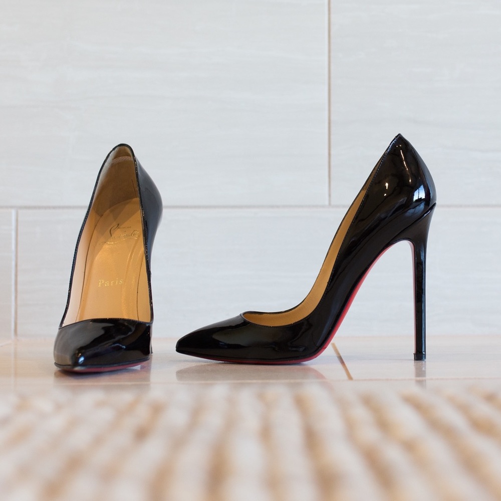 Christian Louboutin black Pigalle 120